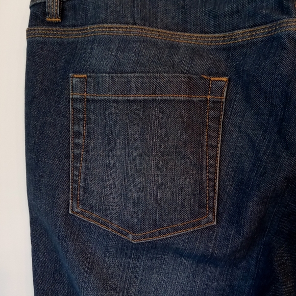 NY&C Curvy Bootcut Low Rise Jeans size 16P petite Med Wash Slight Stretch EXC - Picture 5 of 11